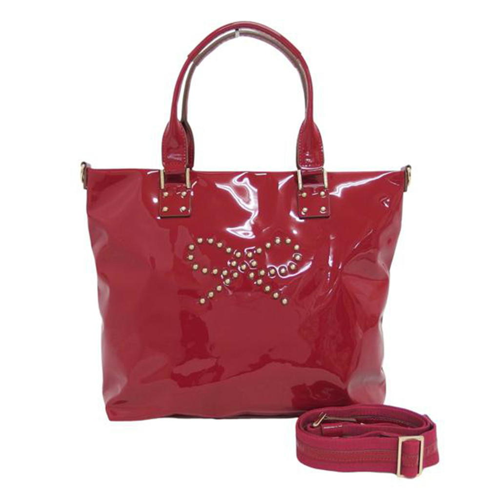 Anya Hindmarch Enamel 2Way Tote Bag
